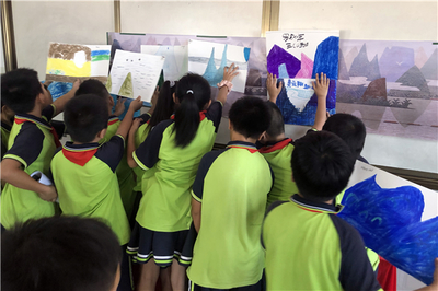 桂林美術館(桂林市花橋美術館)2021年文化文藝志愿服務進鄉村學校少年宮系列活動第一站
